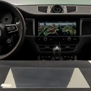 Temperli Cam dokunmatik Ekran Koruyucu Porsche Macan 2022 İçin 2023 Ekran Araba Navigasyon Ekran Koruyucu film