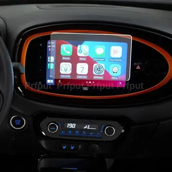 Temperli cam ekran koruyucu film Toyota Aygo X 2022 İçin 9 inç Araba radyo GPS Navigasyon İç aksesuarları