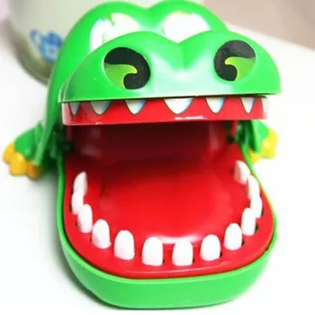 Timsah Ağız Diş Hekimi Bite Parmak Oyuncak Komik Çekme Timsah Dişleri Oyun Geyik Oyuncak Çocuklar için Eğlenceli Çocuk Hediye Küçük Boy