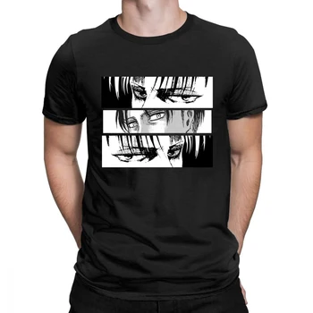 Titan anime T-Shirt Erkekler O Boyun serin yaz T Shirt Kısa Kollu Tees moda üst giyim
