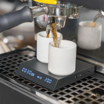 TİMEMORE Siyah Ayna Nano elektronik tartı Espresso Kahve Ölçeği Akıllı Ölçeği Otomatik Zamanlama mutfak tartıları