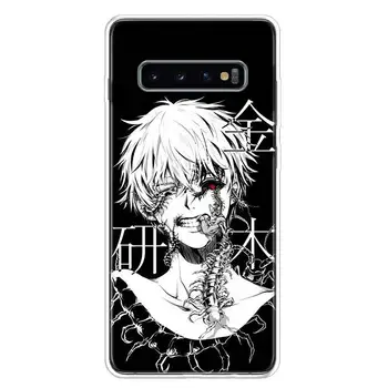 Tokyo Ghouls Siyah Telefon Kılıfı İçin Samsung S21 FE S20 Artı Galaxy S22 Ultra S10 Lite 2020 S9 S8 S7 S6 Kenar Kapak Fundas Desen C