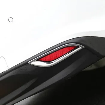 Tonlinker Dış Arka Sis Lambası Kapak kılıf Sticker Chevrolet Malibu 2017-18 için Araba Styling 2 ADET ABS Krom Kapak Sticker
