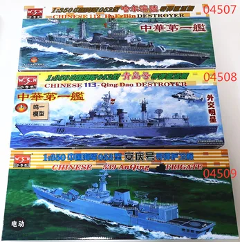 Trompetçi Monte Elektrikli Askeri Gemi Modeli 1/350 Çin Donanması Savaş Gemisi 12 Modelleri