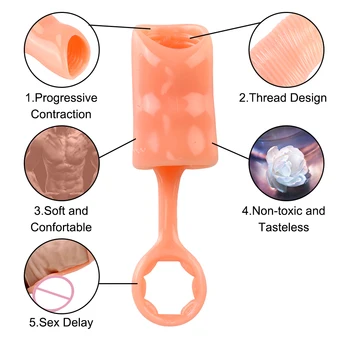Tıbbi Sünnet Düzeltme Penis Büyütme Sedye Seks Oyuncakları Erkekler için Strapon Horoz Halka Yetişkin Ürünleri Çift Araçları Erotik