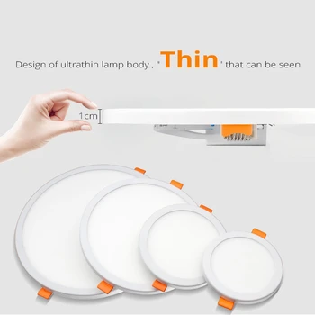 Ultra ince LED downlight 6W 8W 15W 20W Su Geçirmez sıcak beyaz soğuk beyaz gömülü LED profesyonel spot tavan lambası