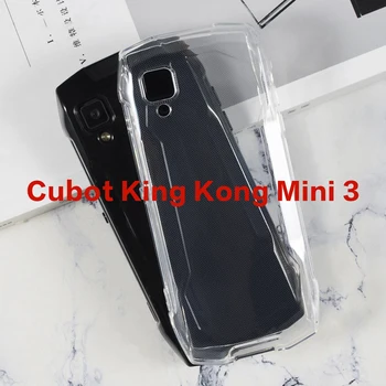 Ultra ince Şeffaf telefon kılıfı Cubot KingKong Mini 3 Funda Coque Yumuşak TPU kapak Cubot King Kong Mini 3 4.5 
