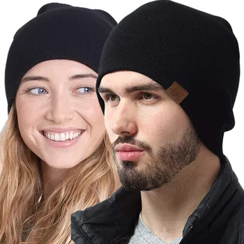 Unisex URGENTMAN Marka Kış Şapka Düz Renk örgü şapkalar Erkekler Ve Kadınlar İçin Bere Kap Açık Eklemek Kürk Astar Sıcak spor şapkaları