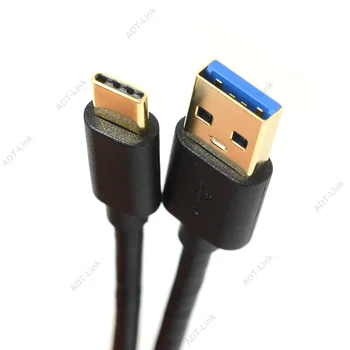 USB 3.1 Tip C USB-C Erkek Konnektör Standart USB 3.0 Tip A Erkek Veri Kablosu Hızlı şarj kablosu C Tipi Cihaz için 50cm 1m 1.8 m