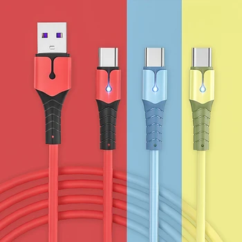 USB C Tipi Hızlı şarj kablosu için Xiao mi mi 9 9t 8 7 mi a1 a2 a3 Realme için Q X x2 pro 0.25 M / 1M / 2M Pembe Şarj için Samsung S9 S8 +