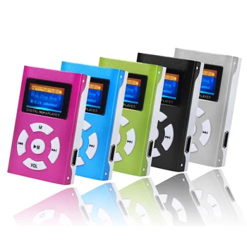 USB Dijital MP3 Müzik Çalar Mini Taşınabilir Destek Micro SD / TF Kart Büyük Ekran MP3