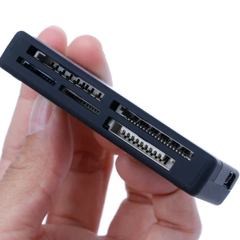 USB Kablosu İle Çok fonksiyonlu Hepsi Bir Arada Hafıza Kartı Okuyucu Harici Mini Mikro SD SDHC M2 MMC XD CF