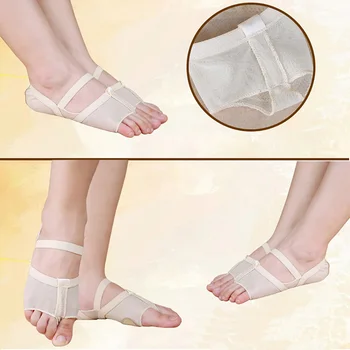 USHINE Bayanlar Lirik Dans Ayakkabıları Uygulama Yoga Ayakkabı Ayak Thongs Footundeez Modern Dans Çorap Jimnastik Sandalet Bale