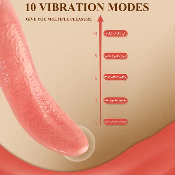 Vibratör Kadınlar Yumuşak Dil Yalama G Noktası Vajina Klitoral Stimülatörü Masaj Seks 18 Oyuncakları Kadınlar için Meme Kadın Masturbator