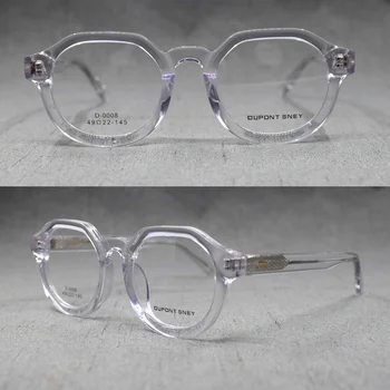 Vintage Asetat Tam Jant Gözlük Çerçeveleri Erkek Kadın El Yapımı Miyopi Rx mümkün En Kaliteli