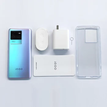 Vivo iQOO NEO6 NEO 6 SE Smartphone Snapdragon 870 5G Cep Telefonu Çift cep 80W şarj Ekran Parmak İzi NFC Cep Telefonu