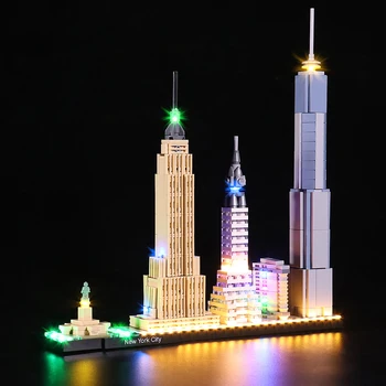 Vonado LED Aydınlatma Kiti 21028 Mimari New York City ışık Kiti, Dahil Değildir Yapı Taşı