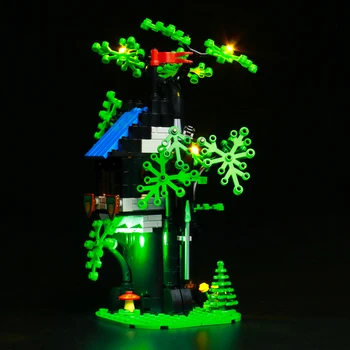 Vonado led ışık Kiti 40567 Orman Hideout Yapı Taşları Seti (Dahil DEĞİL Model) tuğla DIY Oyuncaklar Çocuklar İçin