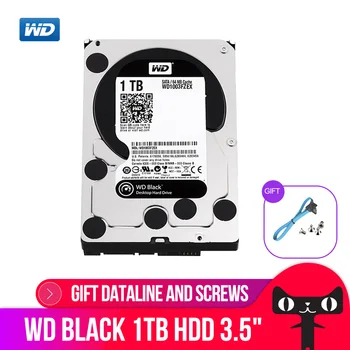 WD Siyah 1 TB 3,5 inç HDD Performanslı Masaüstü Sabit Disk Sürücüsü - 7200 RPM SATA 6 Gb / Sn 64 MB Önbellek-WD1003FZEX