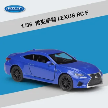 WELLY 1: 36 Lexus RC F Alaşım Diecast Koleksiyon Araba Oyuncak Hatıra Süsleme NEX Yeni Keşif Modeli