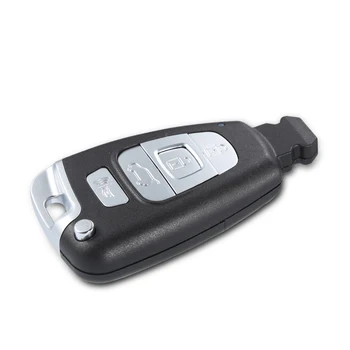 WhatsKey 4 Düğmeler akıllı anahtar Kart Hyundai Veracruz 2007-2012 Için Uzaktan Araba Anahtarı Kabuk Durumda Yedek Kesilmemiş bıçak Oto parçası