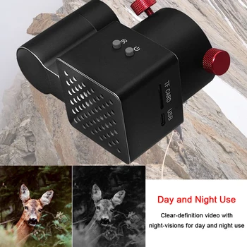 WıFı Dijital Gece Görüş Sight 38-45mm Teleskoplar APP Kontrolü 1080P Gündüz Gece Kullanımı 350m Kızılötesi Kamera Gece Görüş Cihazı