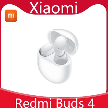 Xiaomi Redmi Tomurcukları 4 TWS kablosuz bluetooth Kulaklık Çift Mikrofon 35dB Gürültü İptal Kulakiçi Su Geçirmez Adpative Kulaklık