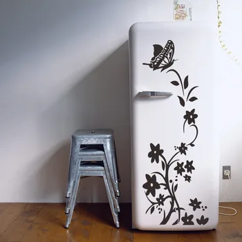 Yaratıcı Kelebek Buzdolabı Sticker Ev Dekorasyon Mutfak Duvar DIY duvar çıkartmaları Parti Sticker Çocuk Odası Duvar Kağıdı