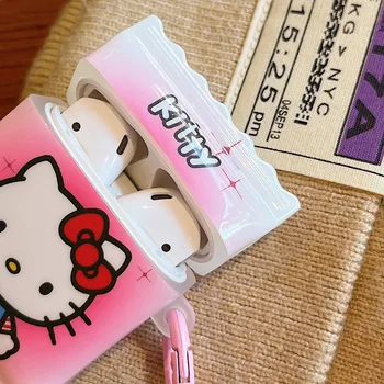 Yaratıcı şeker ambalaj Sanrio Hello Kitty tavşan Kulaklık Kılıfı Apple AirPods için Hava Bakla 1 Pro 2 3 Kapak Kulaklık Kutusu