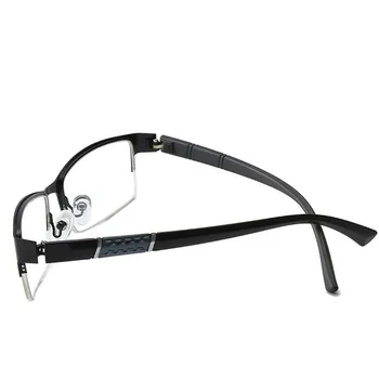 Yarım Metal Çerçeve Miyop Gözlük Unisex Reçete Miyopi 0 -0.5 -1 -1.5 -2 -2.5 -3 -4 -5 -6