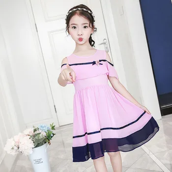 Yaz 2021 Kızlar Günlük Elbiseler 5 6 8 10 12 14 Yıl Kız Doğum Günü Elbise Prenses Çocuk Giyim Genç Yaz Parti Elbise