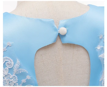 Yaz Boncuk İlk 1 Yıl Doğum Günü Elbise Bebek Kız Giysileri Parti Gelinlik Prenses Tutu Elbise Akşam Balo