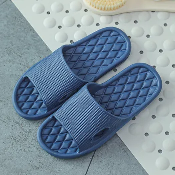 Yaz Kadın banyo terliği Erkekler EVA Ev Sandalet Süper Hafif Yumuşak Plaj Flip Flop Bayanlar Kapalı Kaymaz Slaytlar Banyo Ayakkabı