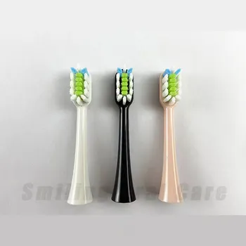 Yedek diş fırçası başı İçin SOUNESS Elektrikli Diş Fırçası SN903/K01 / ST802 / ST903 / SN901 / SN801 / ST903 / ST905 DuPont Yumuşak Fırça Kafası