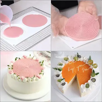 Yemek sivrisinek kovucu tütsü Mu Si kek dekoratif kalıp spiral tatlı buz silikon kalıp vida silikon kalıp
