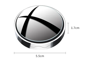 Yeni 2 Adet 360 Derece Dönen Araba Emme Kupası Dağı Yardımcı dikiz Aynası Geniş açı Yuvarlak Çerçeve Kör Nokta Ayna