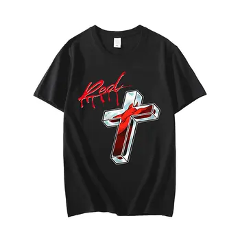 Yeni 90s Rap Hip Hop T Shirt Playboi Carti Müzik Albümü Kırmızı Baskı Vintage Moda Tasarım Rahat T-shirt Hipster Erkek Kadın Üstleri
