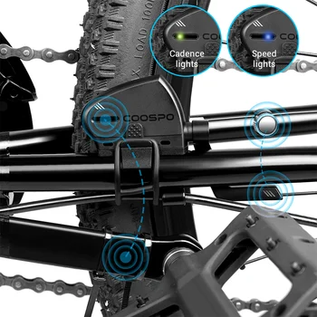 Yeni CooSpo Bisiklet Hız Ve Ritim Çift Sensör Bluetooth 5.0 ANT+ Kablosuz Su Geçirmez Wahoo Zwıf Garmin etrex 30x
