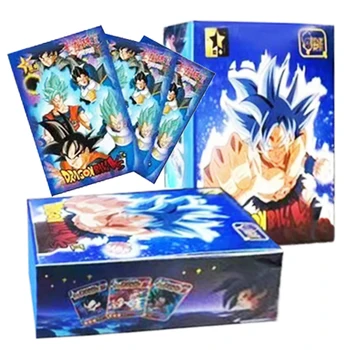 Yeni dragon topu Koleksiyonu Kart Oyunu Anime Cartas Tcg Noel Koleksiyon Kart Oyuncaklar Boys için Çocuk noel hediyesi