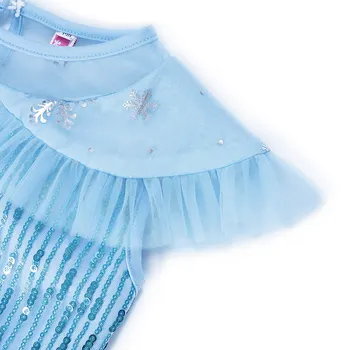 Yeni Elsa Elbise Çocuklar Kızlar için Elbiseler Anna Cosplay Kostüm Toddler Karnaval Doğum Günü Partisi Prenses Elbise Kız Giyim için
