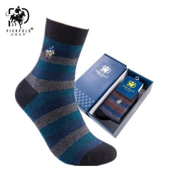 Yeni erkek deodorantı nefes orta tüp çorap yüksek kaliteli penye pamuk erkek marka kutulu hediyeler resmi çorap