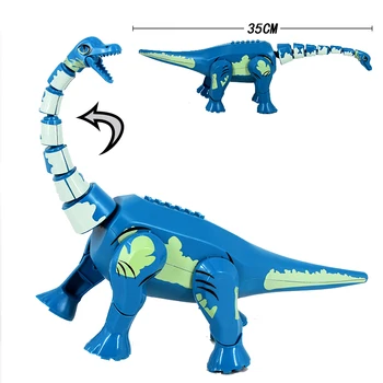 Yeni Jurassic Dinozor Brachiosaurus DIY Blokları Dinozorlar Mini Modelleri Yapı Taşları Tuğla Çocuk Oyuncakları Hayvanlar Dino Oyuncak