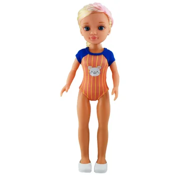 Yeni Kaplan desen bikini oyuncak bebek giysileri Fit İle 43 cm FAMOSA Nancy Bebek( Bebek ve ayakkabı dahil değildir), bebek Aksesuarları