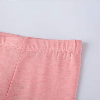 Yeni Kız Tayt Pantolon Bebek Giysileri için Hayvan Nakış Sevimli Pembe dar pantolon Çocuklar Sonbahar Bahar Giyim