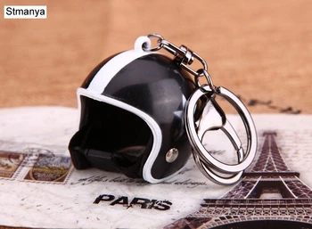 Yeni Motosiklet Kask Anahtarlık Kadın erkek Sert Şapka Ağır Metal Kaya Araba çanta anahtarlığı Anahtarlık Hediye 17022