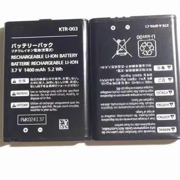 Yeni Nintendo 3DS N3DS Piller için 1400mAh KTR-003 Pil