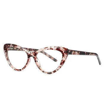 Yeni Seksi Kedi Göz Gözlük Kadınlar Şeffaf Gözlük Marka Tasarımcısı Vintage Şeffaf Gözlük Optik Çerçeve Oculos Gözlük Çerçevesi