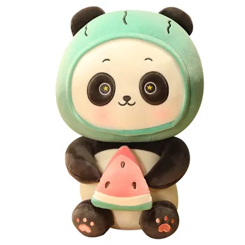 Yeni Sevimli Karikatür Meyve Panda peluş oyuncaklar Ayı Çilek Karpuz Kabarık Hayvan Bebek Çocuk Severler Mevcut