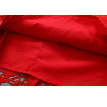 Yeni tasarımcı bahar kız düğün elbisesi Kırmızı Avrupa tarzı prenses kostüm marka robe fille enfant kolsuz kız yelek elbiseler