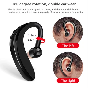 Yeni V5. 0 Bluetooth Kablosuz Kulaklık Handsfree İş Kulaklık Sürücü Çağrı Mini Kablosuz Kulaklık Kulaklık için MİC ile xiaomi